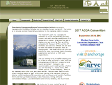 Tablet Screenshot of alaskacampgrounds.net